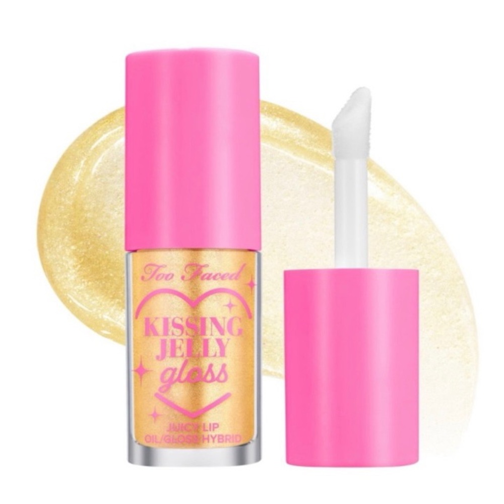 Too Faced Kissing Jelly Lip Oil Gloss Piña Colada